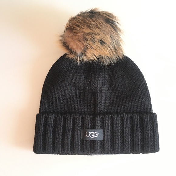 NEWUGG KNIT CUFF POM TOQUE - Picture 1 of 4